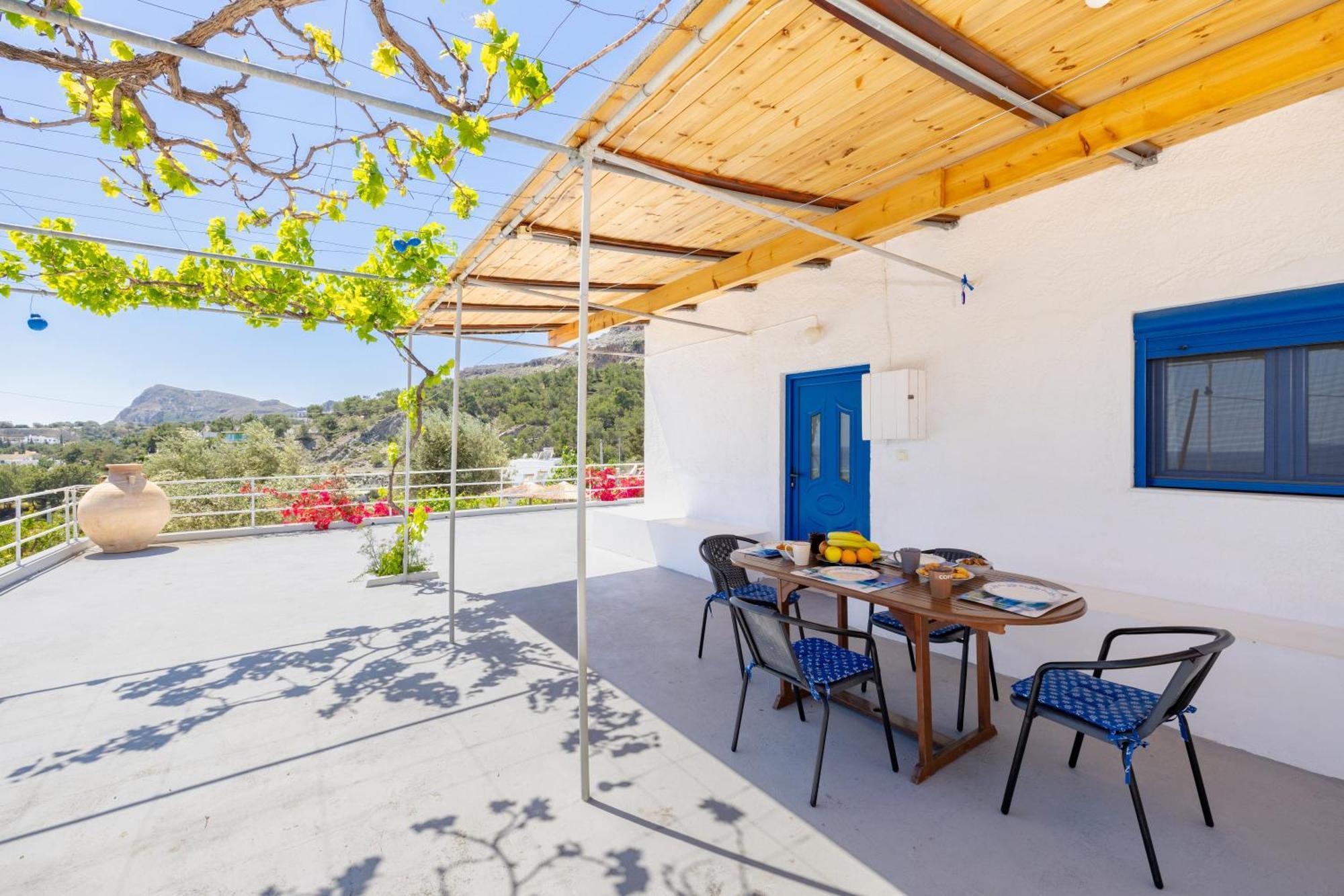 Endless Blue Stegna Villa Archangelos  Dış mekan fotoğraf